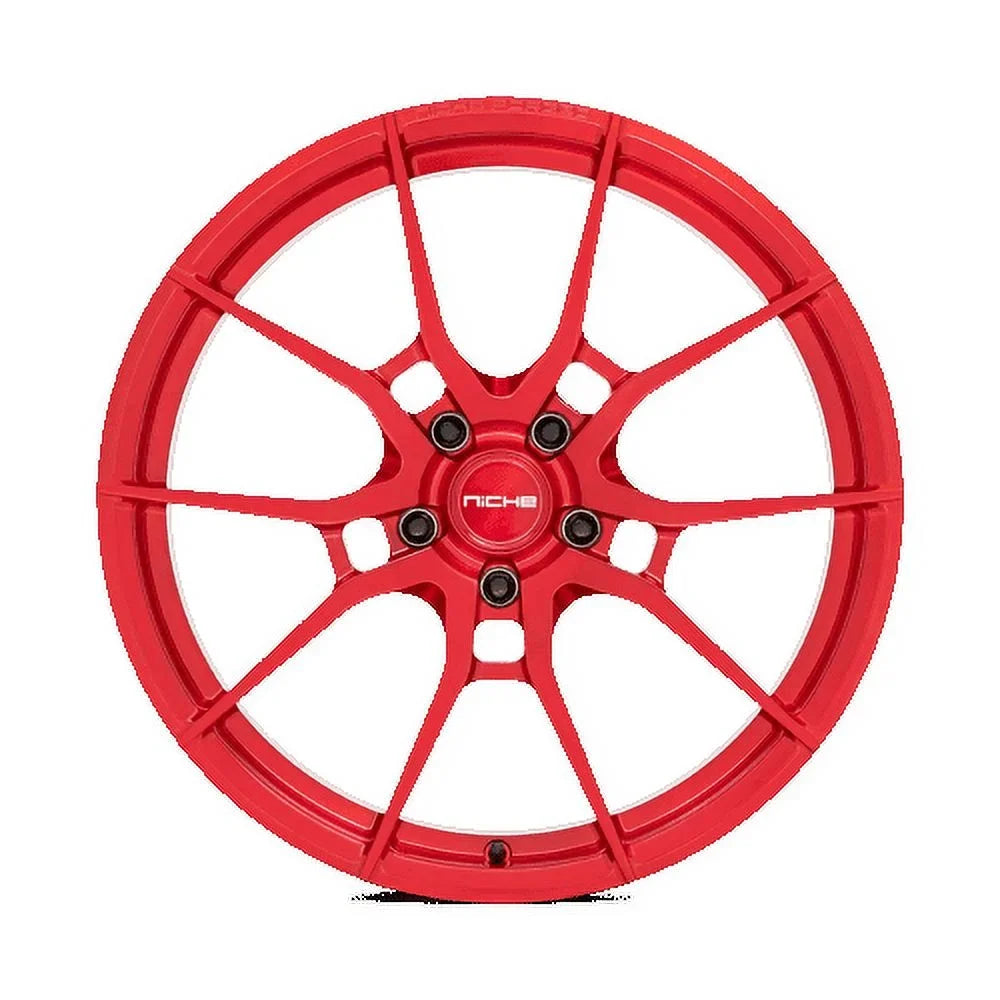Niche Mono Monoblock Forged Rim M113 20X10 5X120 RED 25MM, T113200013+25