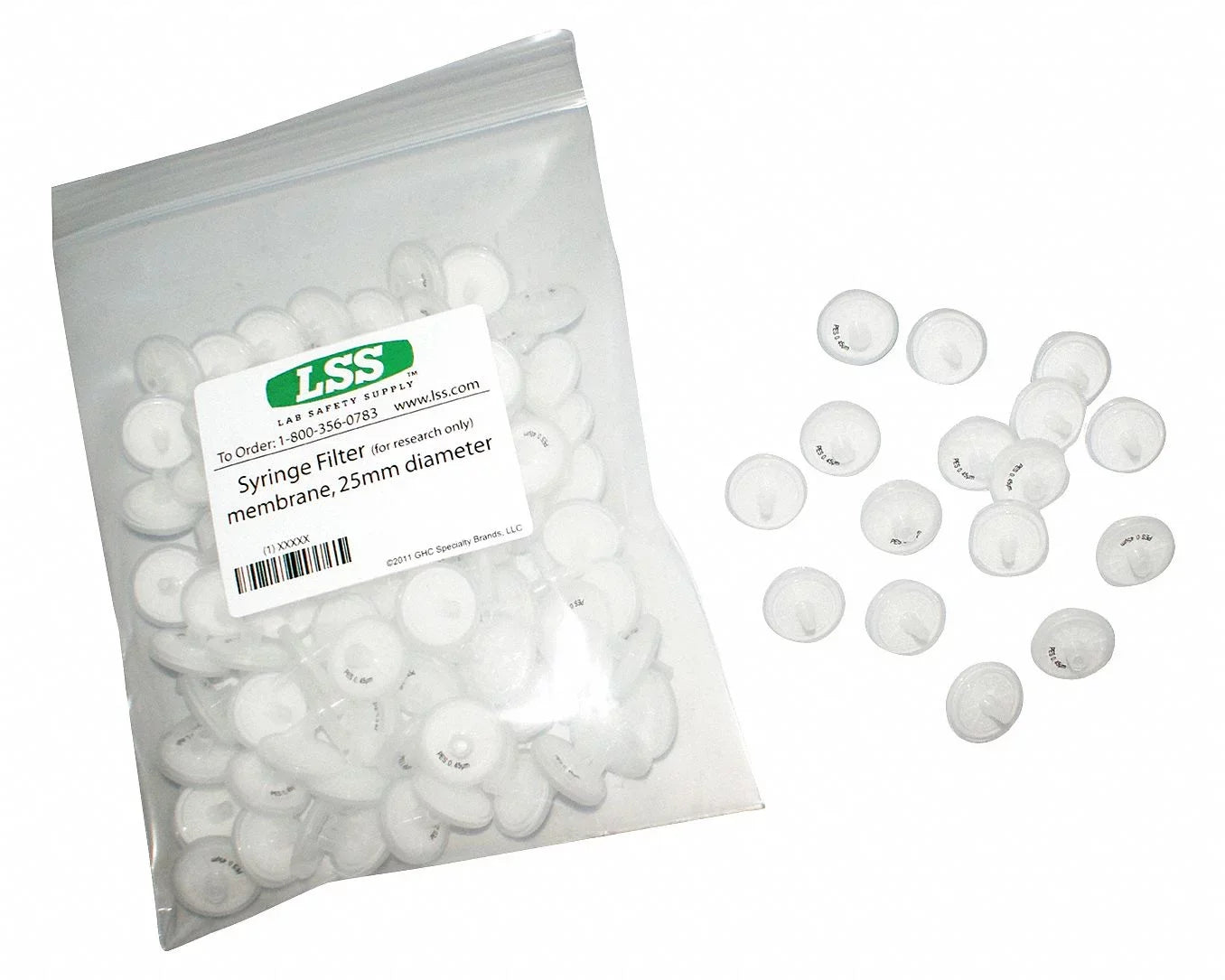 Labexact Syringe Filter,13 mm Dia,10 mL,PK100 12K962