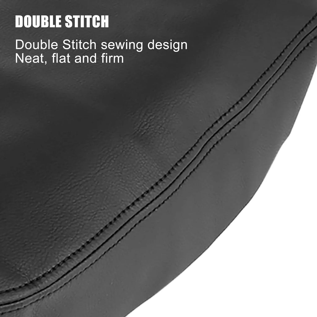 X AUTOHAUX Pair Car Center Console Lid Armrest Seat Box Wrap Protector Replacement Microfiber Leather for Acura MDX 2007-2013 Armrest Lid Not Included Black