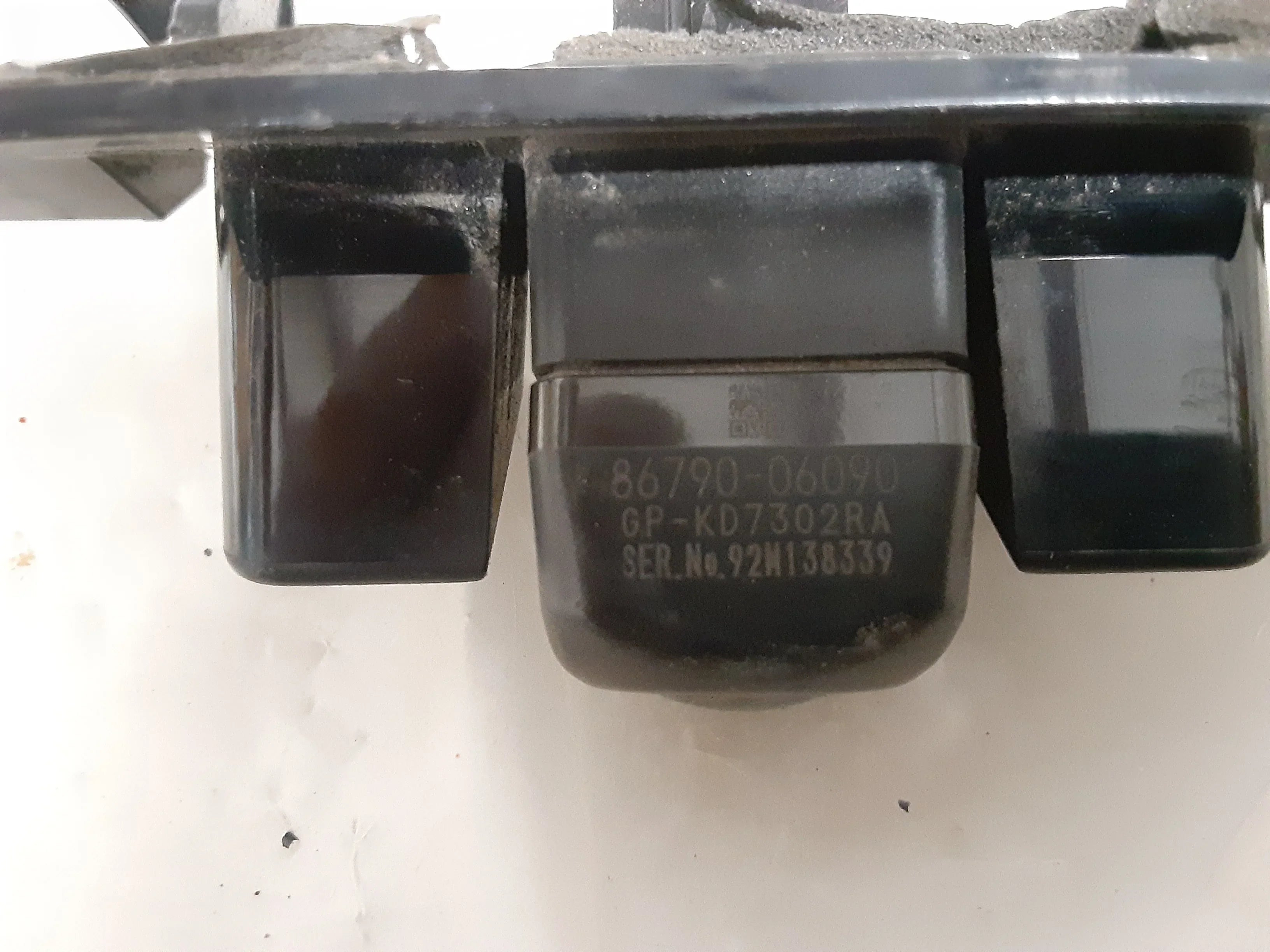 Pre-Owned 2018-2020 Toyota Camry Rear View Lid Mounted Backup Camera 86790-06090 OEM (Good)