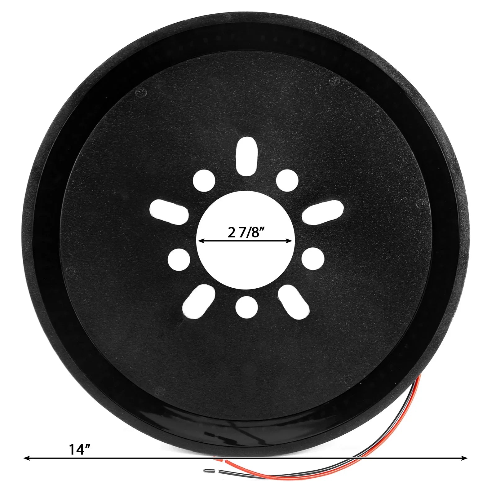 Krator Spare Tire LED Wheel Brake Light 3rd Third Brake Lights Fitting with 1987-2021 Jeep Wrangler JK JKU JL (Including Models with a Backup Camera), Red Light