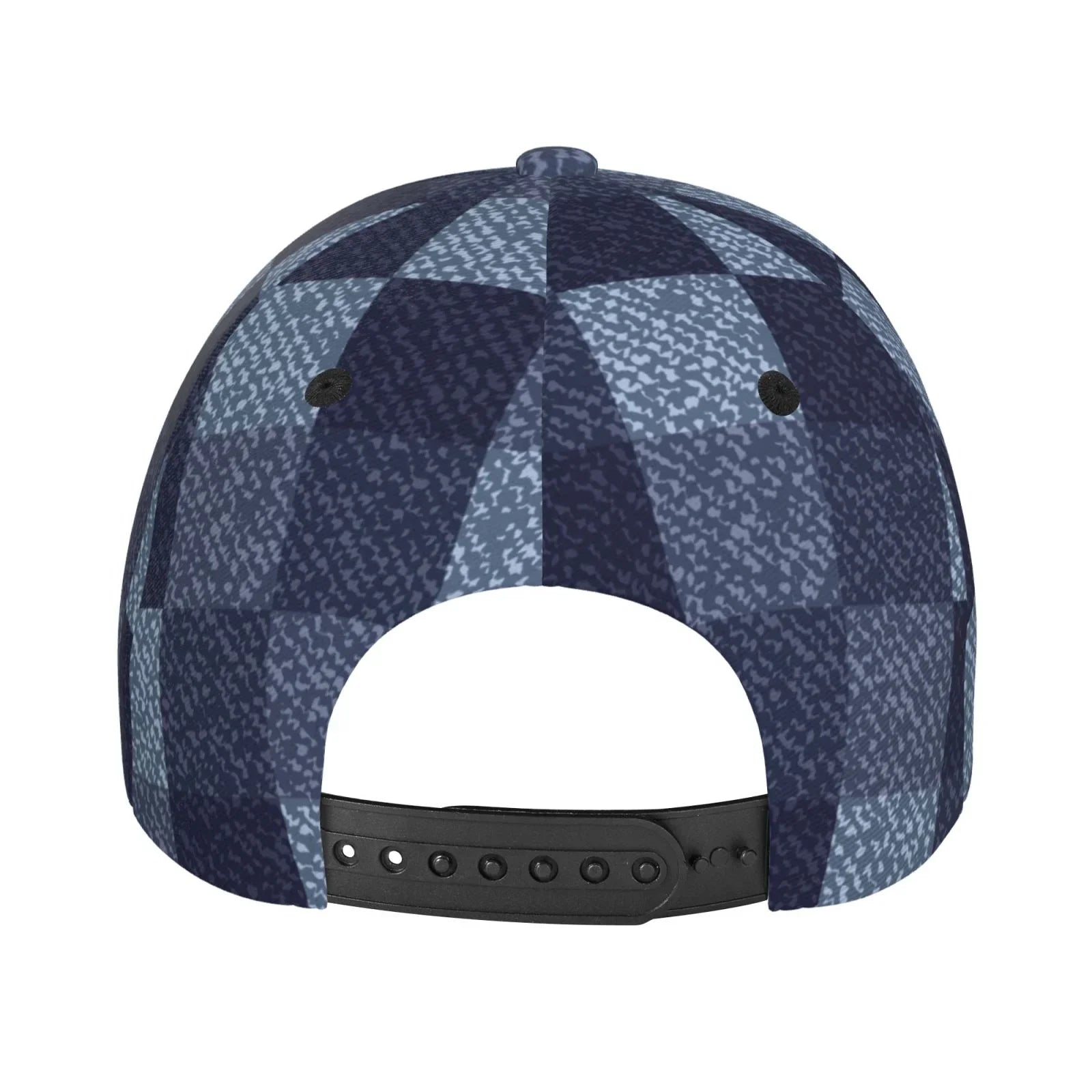 Balery Baseball Cap Adjustable Size for Running Workouts and Outdoor Activities All Seasons Dad Hat(Blue Gingham Buffalo Check)