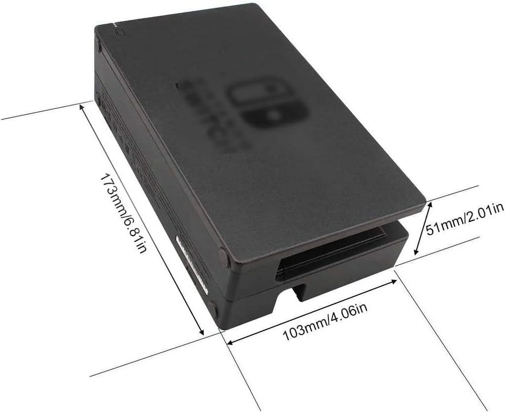 Open Box Nintendo Switch Console Screen TV Charging Dock Only HAC-007 - BLACK