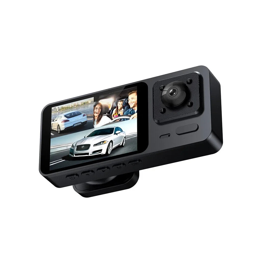 Onemayship 1080P 3 Lens Car DVR Dash Cam Front Rear Inside Camera Video Recorder G-Sensor
