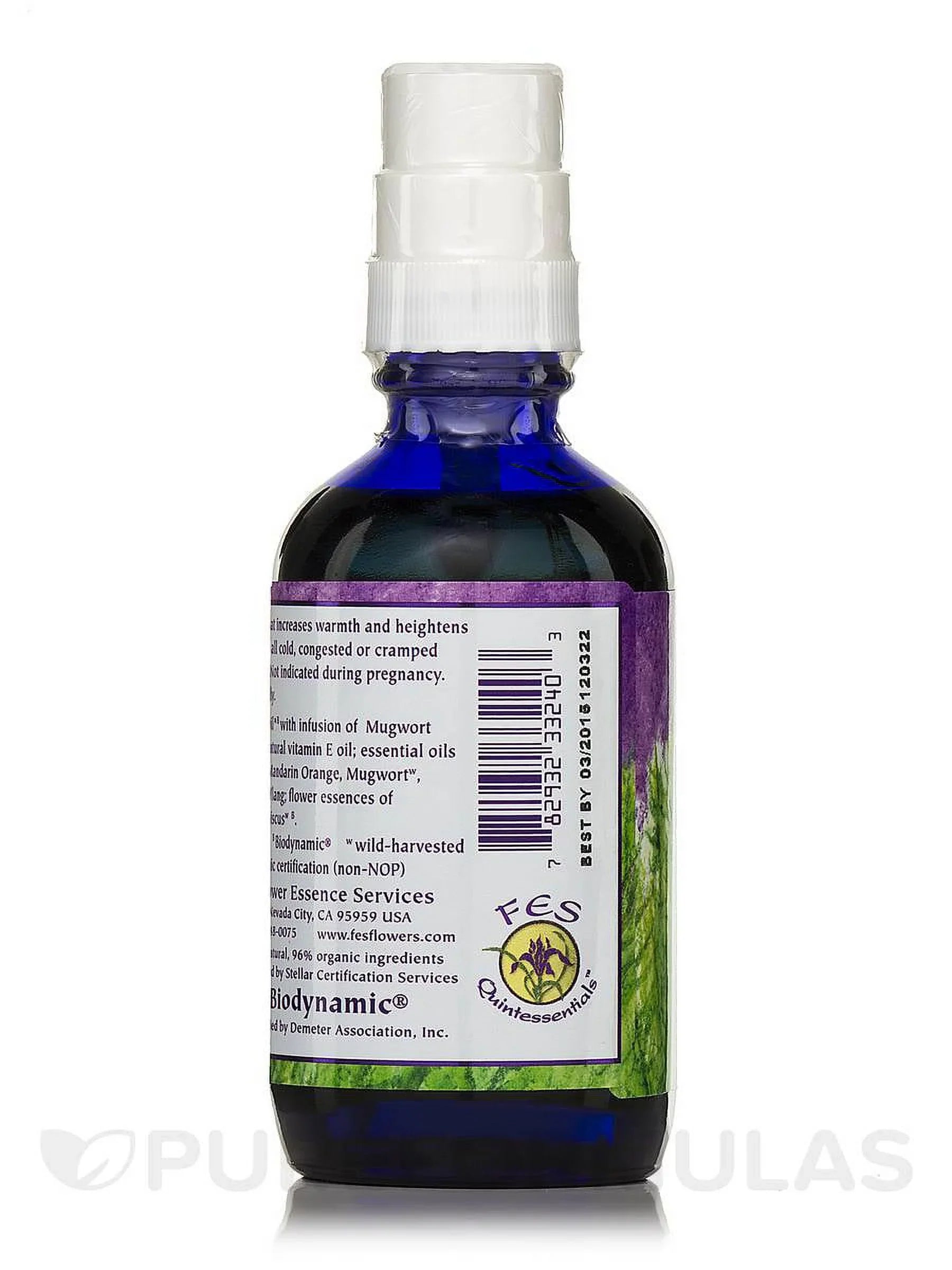 Flower Essence Services Mugwort Moon Magic Pump Top, 4 oz