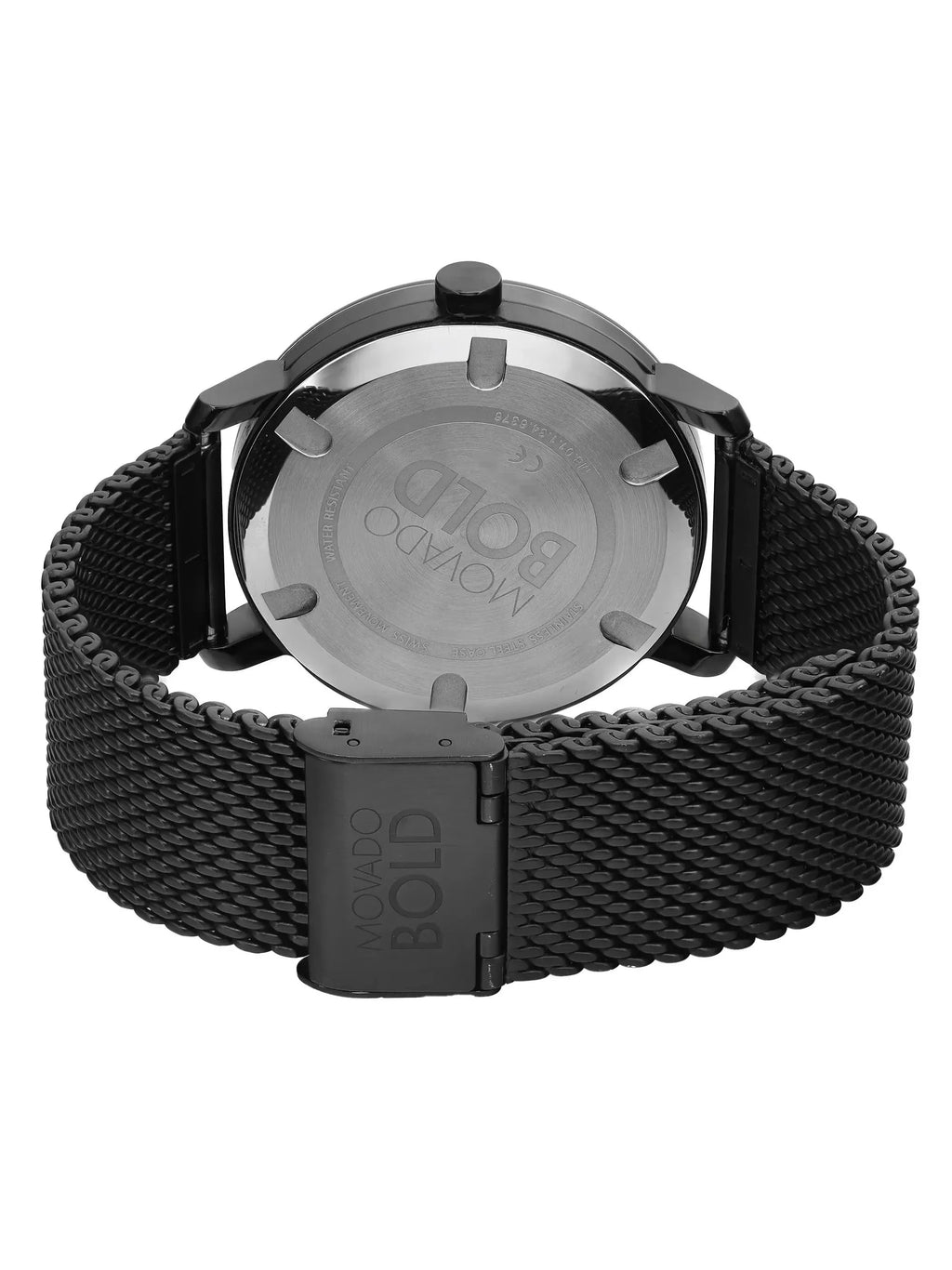 Pre-Owned Movado BOLD Evolution 2.0 Ion-Plated Steel Quartz Watch 3600562 (Good)