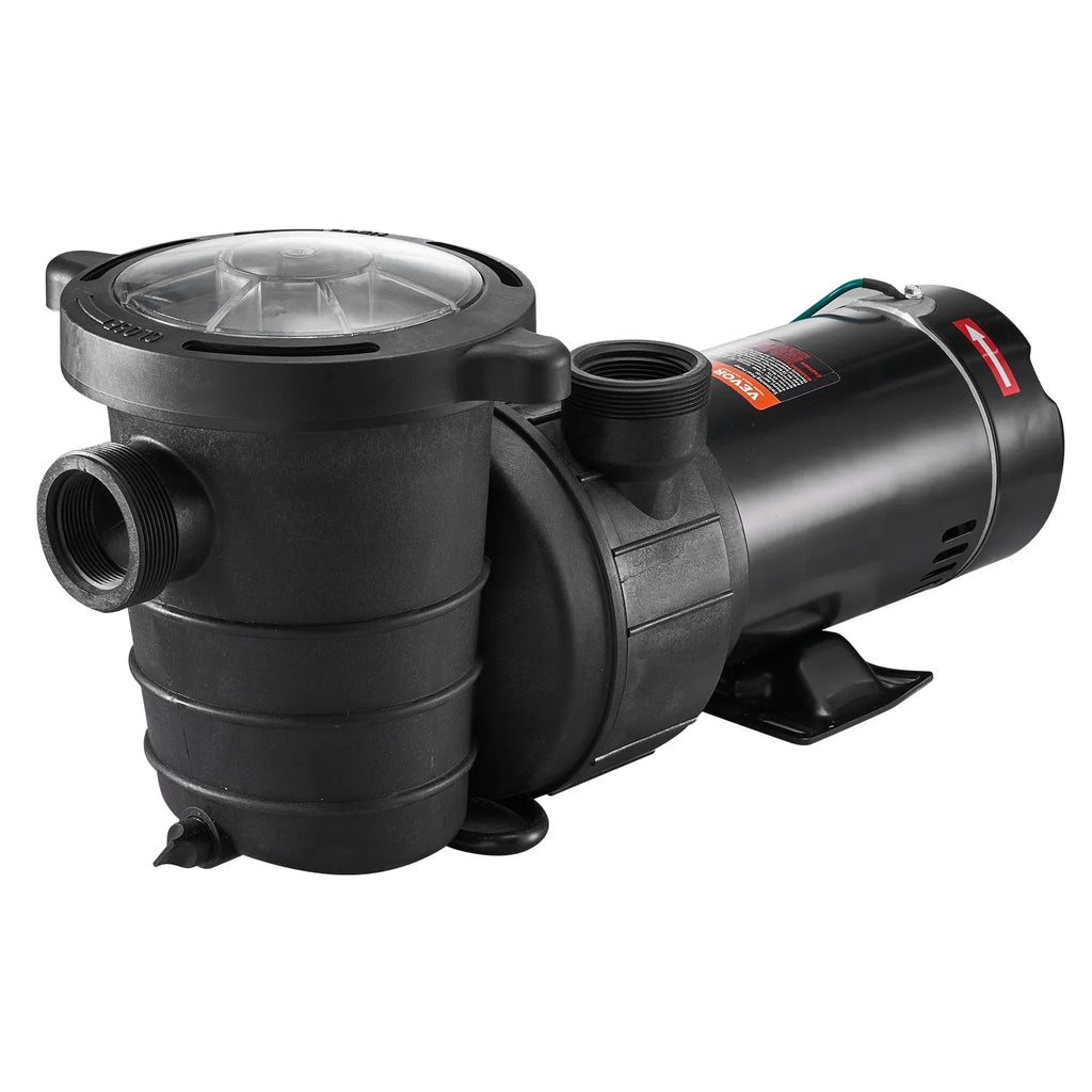 Happybuy Swimming Pool Pump, 1.5HP 115V, 1100W Single Speed Pumps for Above Ground Pool w/ Strainer Basket, 5280GPH Max. Flow, Certification of ETL