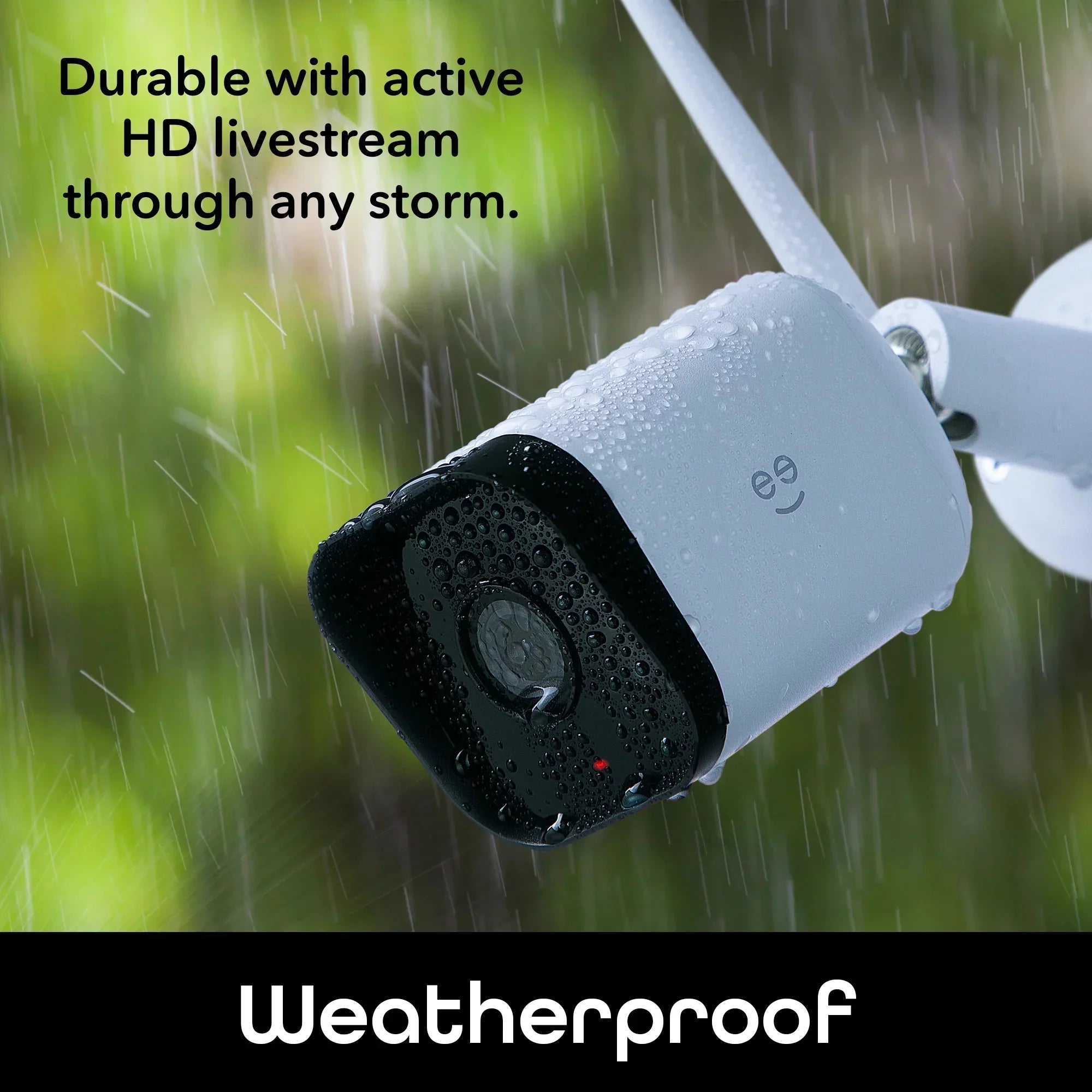Geeni Hawk 3 1080p HD Smart WiFi Security Camera, Outdoor IP66 Environment 2-Pack (Supports Only 2.4GHz Wi-Fi)