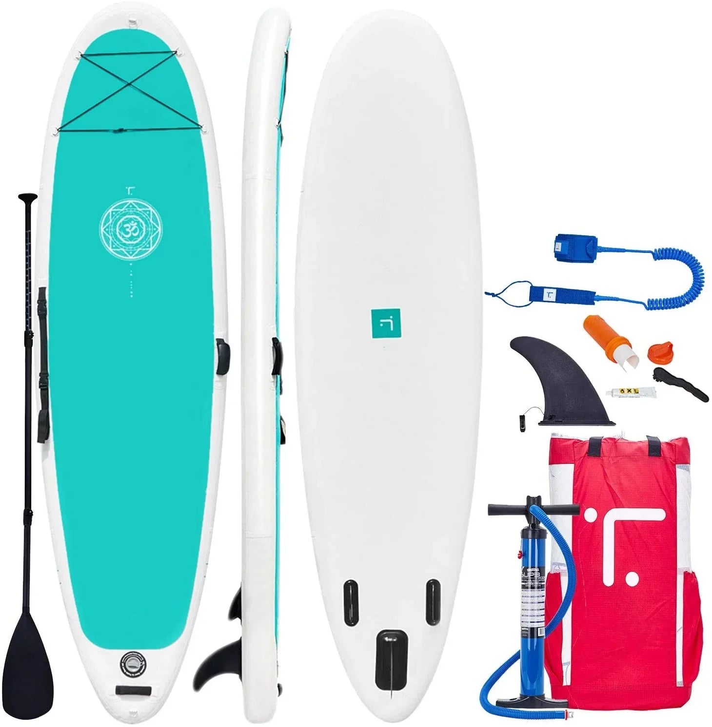 Zen Inflatable Stand Up Paddle Boards with Premium SUP Paddle Board Accessories, Wide Stable Design, Non-Slip Comfort Deck
