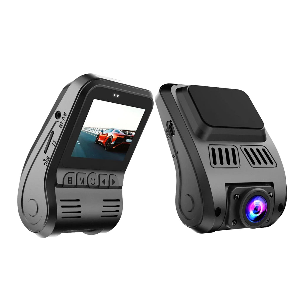 Tomshoo Dash Cam 1080P Front and 720P Rear Dual Recording DVR, Hidden Camera, Loop Recording Dash Camera for Shaking Driving Recorder