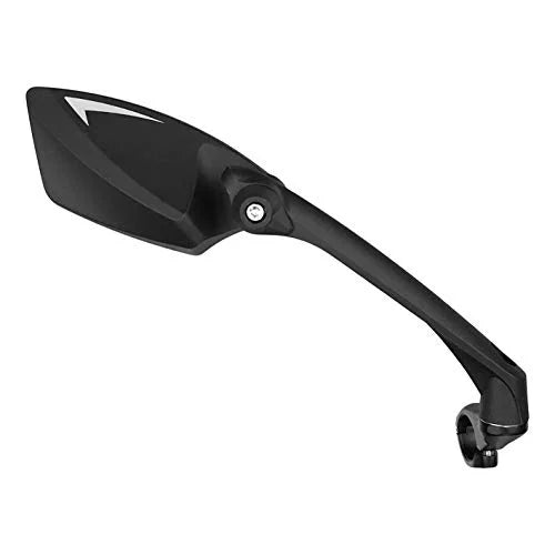 MEACHOW New Scratch Strong Glass Lens,Handlebar Bike Mirror, Rotatable Safe Rearview Mirror, Bicycle Mirror, (Sliver Right Side) ME-006RS