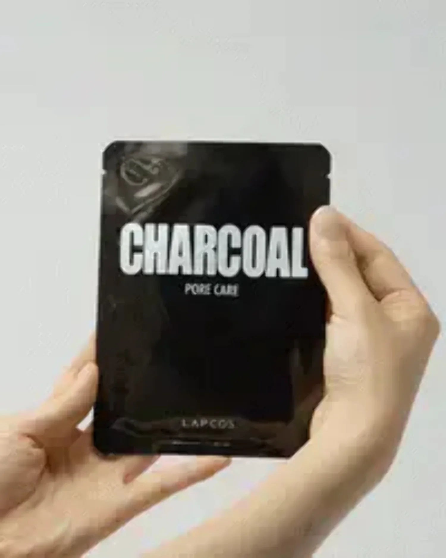 LAPCOS Charcoal Sheet Mask, Daily Face Mask with Salicylic Acid and Tea Tree Oil to Detoxify and Tighten Skin, 5-Pack