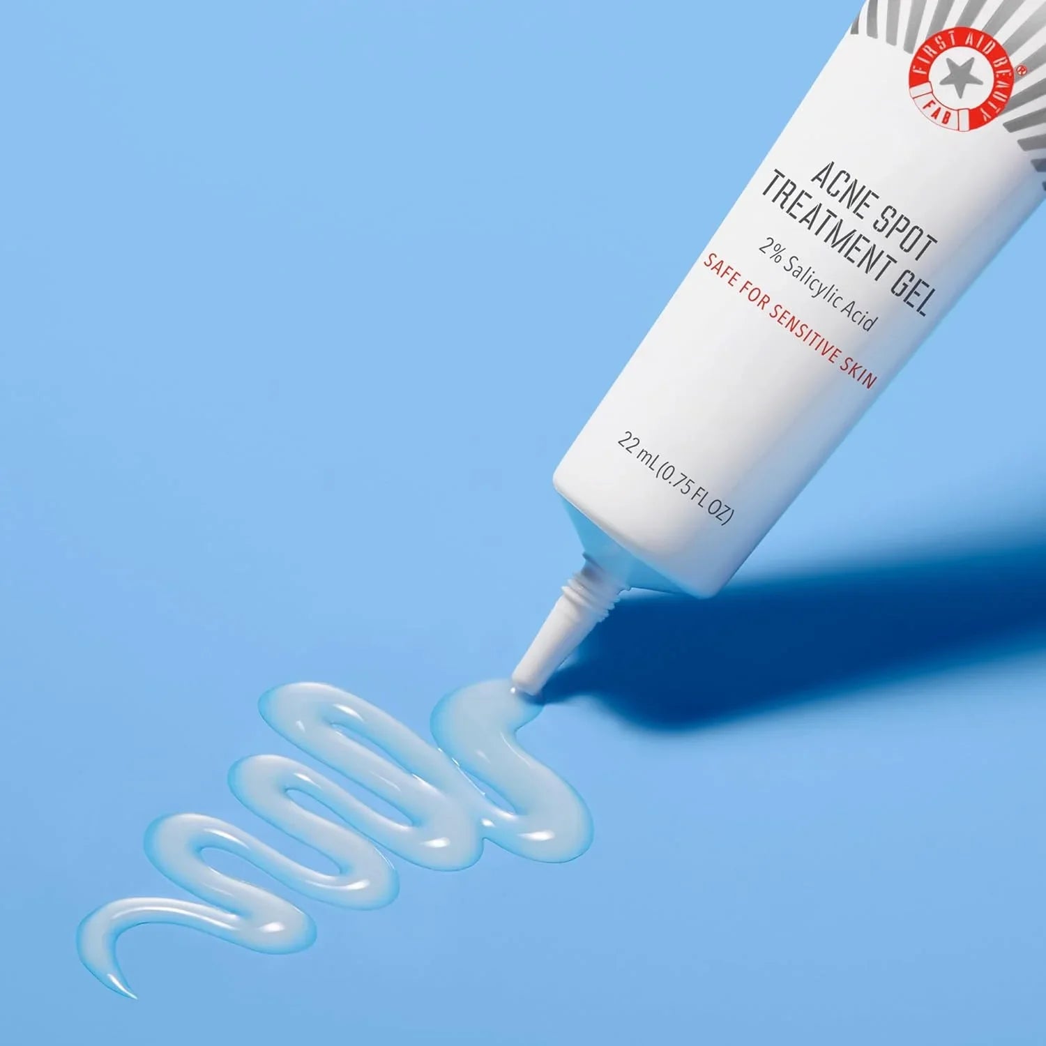 First Aid Beauty FAB Pharma BHA Acne Spot Treatment Gel 2% Salicylic Acid, Treatment for Breakouts, Whiteheads, Blackheads and Acne Blemishes
