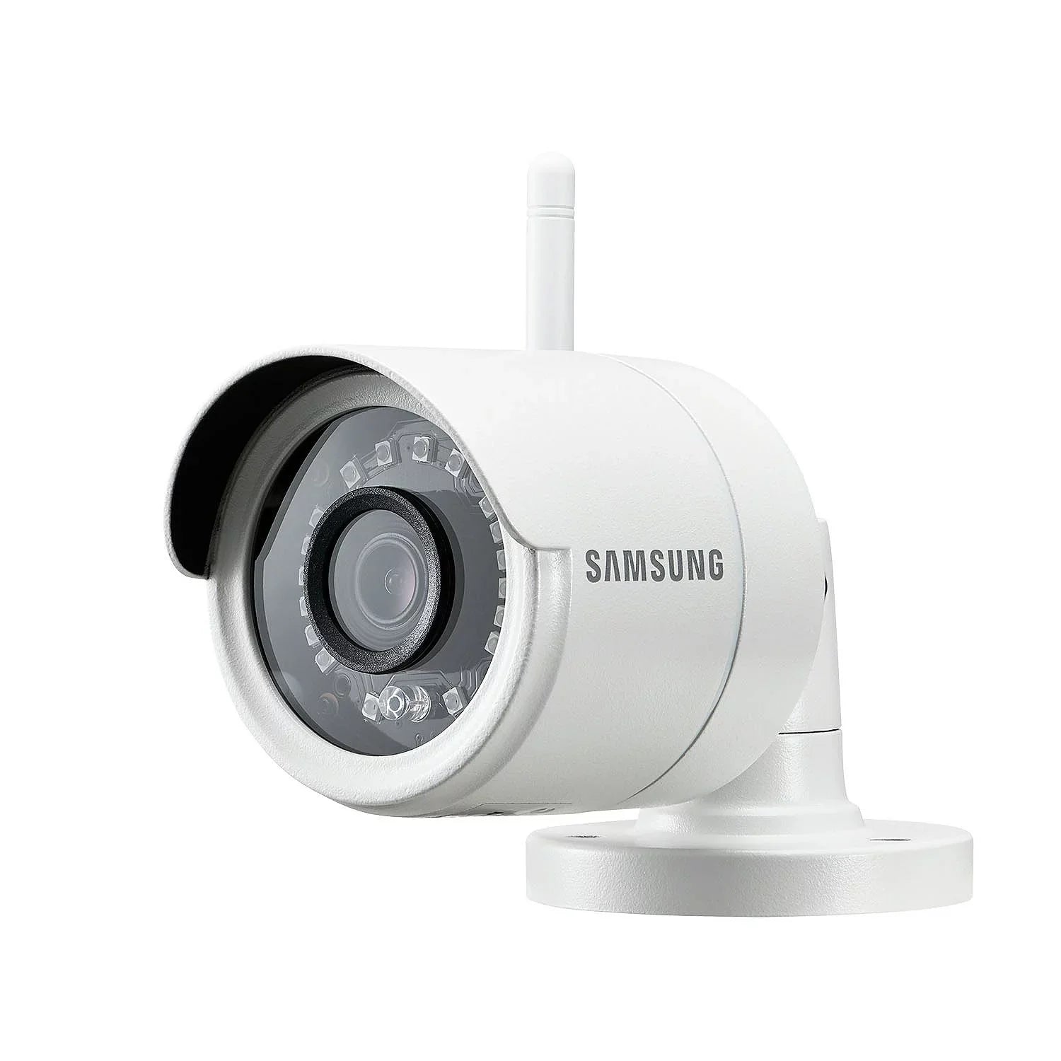 Samsung Wisenet SNK-B73040BW 4 Channel 1080p Full HD NVR Video Security System with 1TB Hard Drive and 4 1080p Wireless Environment Durable Bullet Cameras