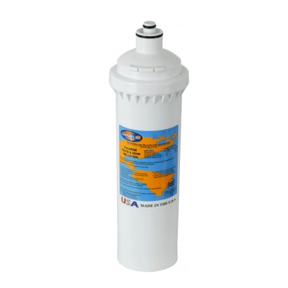 Package Of 6 Omnipure ELF-5M-P Carbon Filter with Scale Inhibitor Everpure 4CB5-S Matching