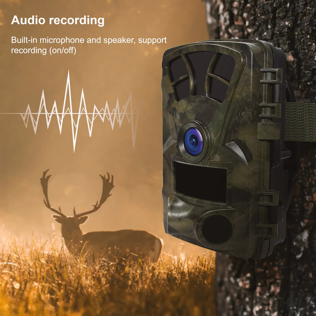 Rexing H2 20MP 4K Wi-Fi Trail Surveillance Camera for Outdoor, Hunting Cam W/ CMOS Motion Sensor