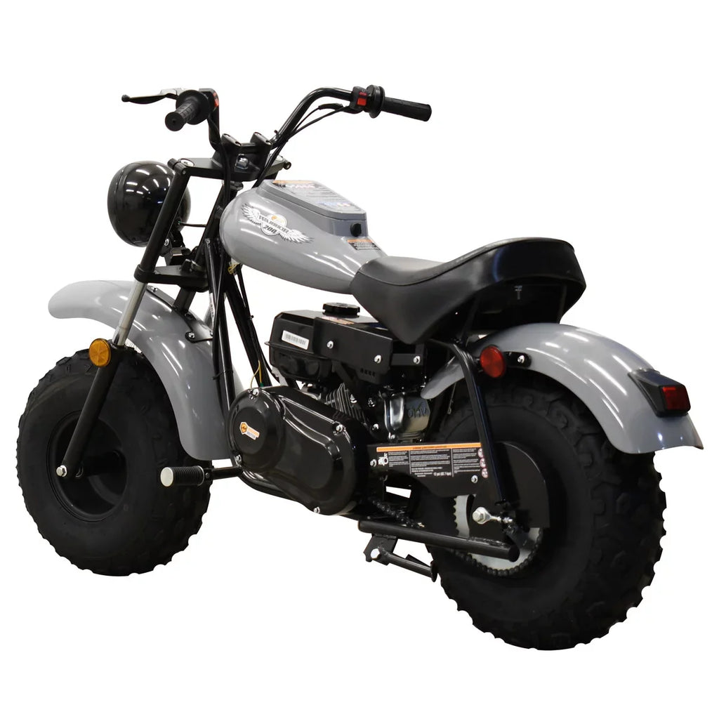 Massimo Motor Mini Bike MB200 6.5HP Gas Powered 200cc Motorcycle (Gray)