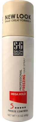 Salon Grafix Mega Hold Freezing Hair Spray, 1.5 oz (Pack of 6)