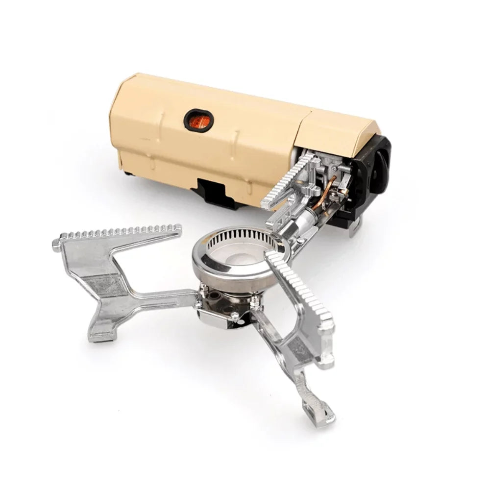 Apexeon Portable Folding Camp Gases Butane Stove 2600W - Electronic Ignition, Carrying Bag - Essential for Cooking Camping Pincnic Backpacking Hiking