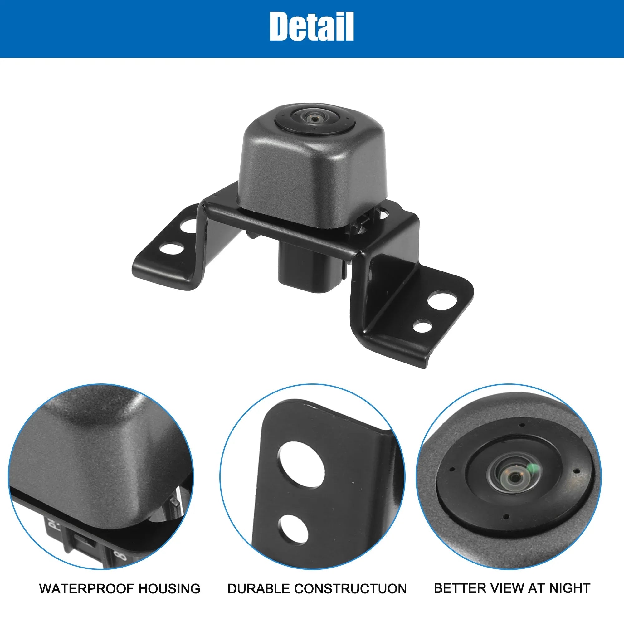 Unique Bargains Car Rear View Back Up Camera Fit for Toyota Highlander 2017-2022 No.867900E081/86790-0E081