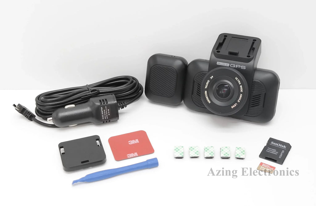 Pre-Owned Rexing V5C Plus 4K Front+Cabin Dash Cam 3" LCD Screen - Black FULL SET