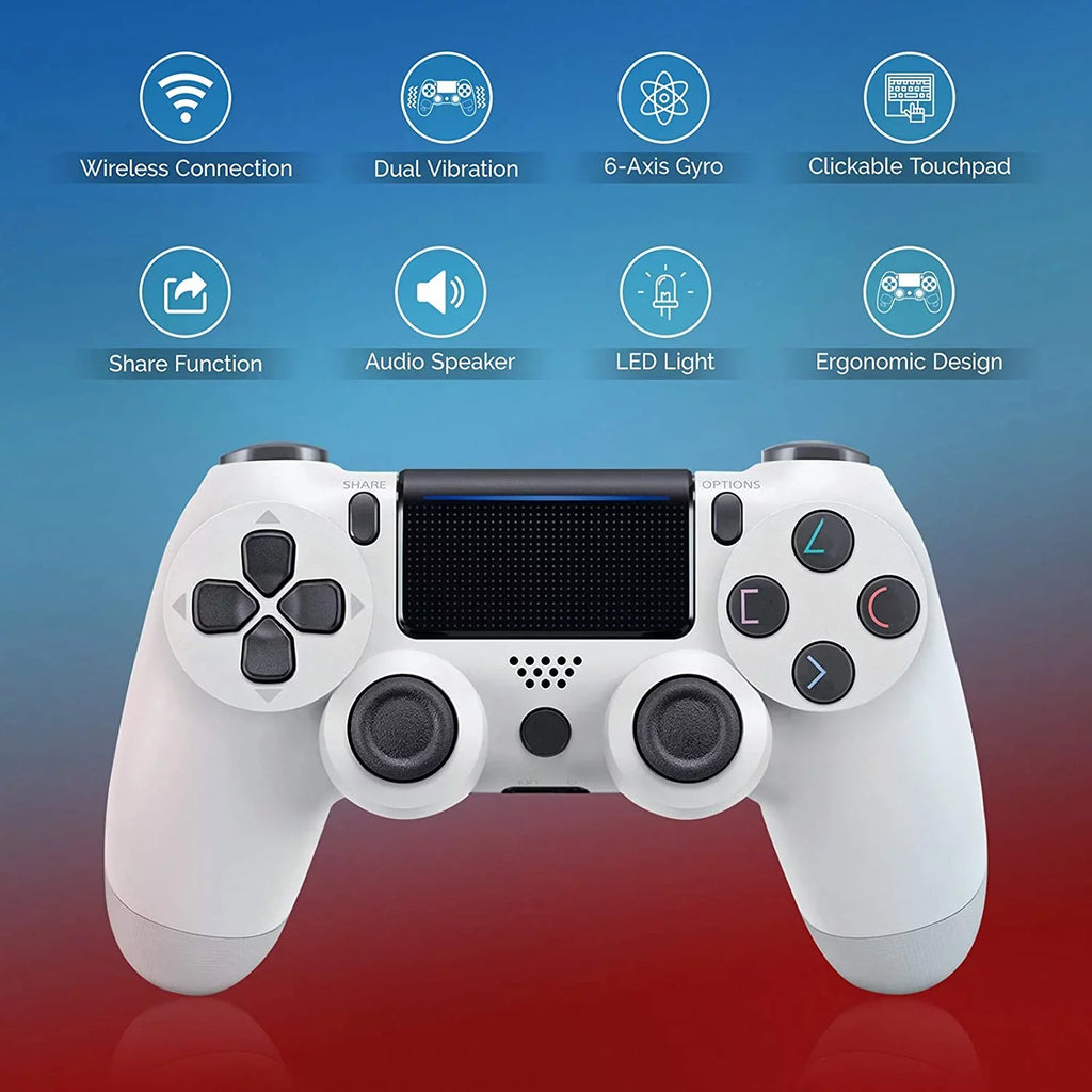 PRO Wireless GamePad Matching with Samsung Galaxy S22 Ultra 5G Controller Plus 1,000 Battery/Built-In Speaker/Gyro/Remote BlueTooth Slim (White)