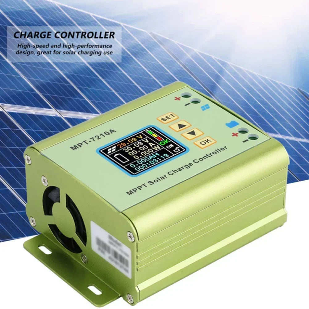 Mppt Solar Controller, Voltmeter Ammeter Numerical Control Boost Module 24 V to 72 V Battery Charger