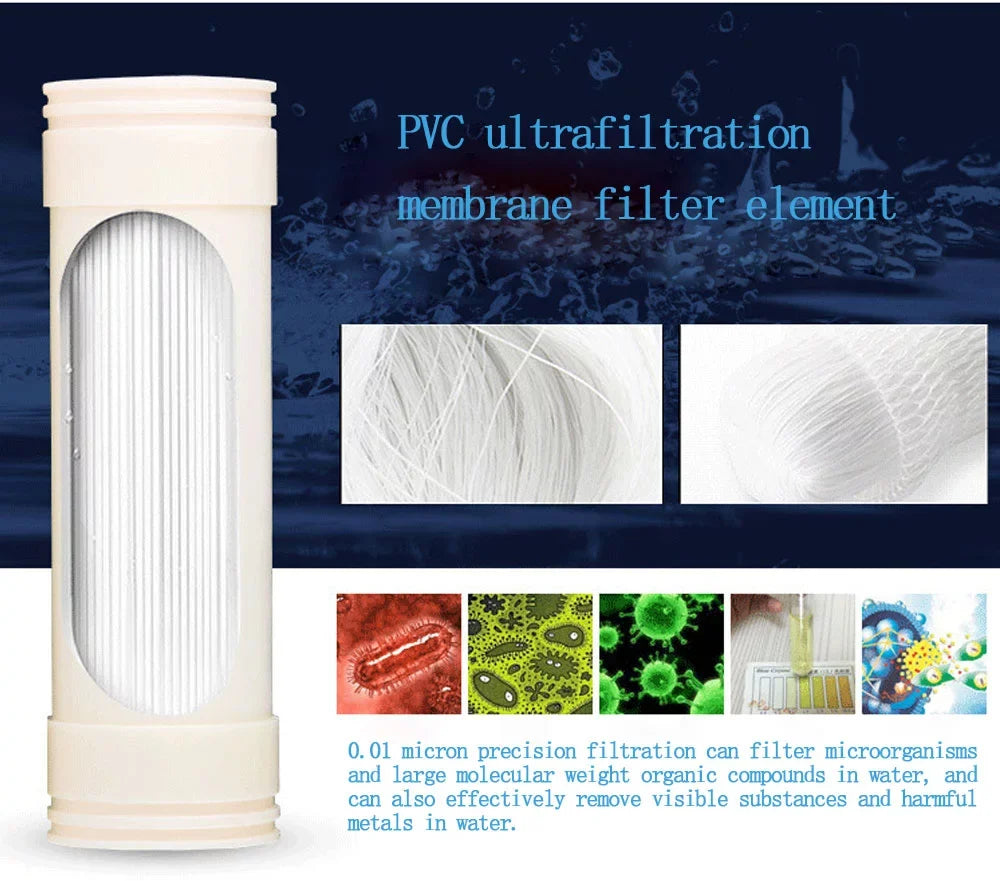 INTSUPERMAI Water Filter Water Purification Parent-child Formula Household Stainless Steel 1000L/H