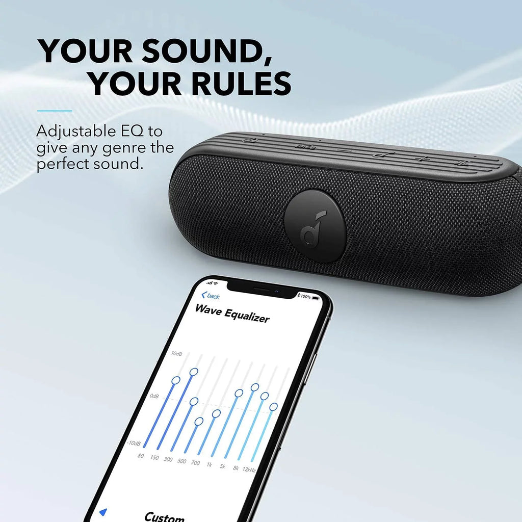 Soundcore by Anker- Icon+ Portable Speaker | IP67 Waterproof | 12-Hour Playtime | Black | A3123Z11