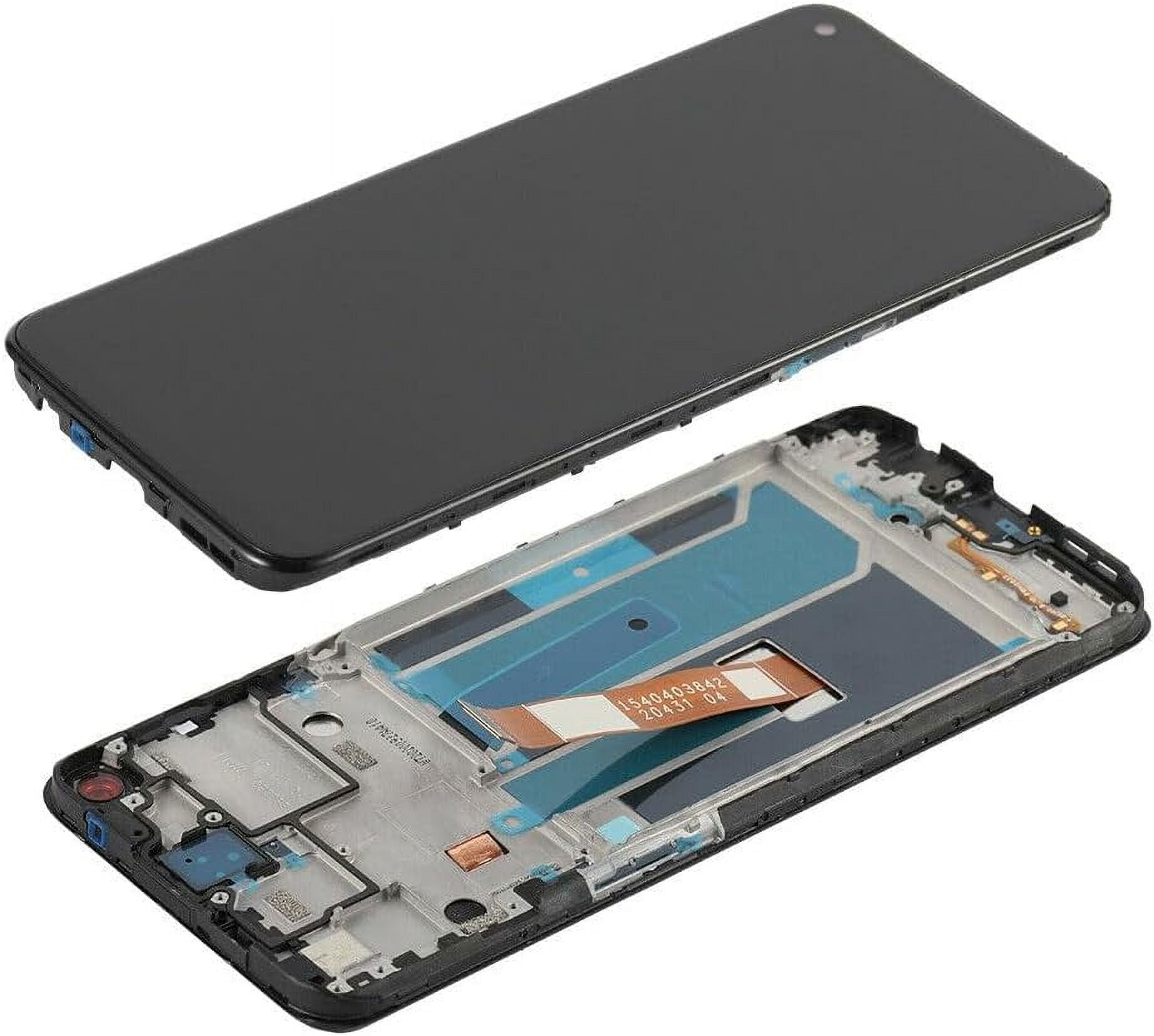 for One Plus Nord N10 5G Screen Replacement BE2029, BE2025, BE2026, BE2028 6.49" LCD Display Touch Digitizer Assembly with Frame(Not for Nord N100)