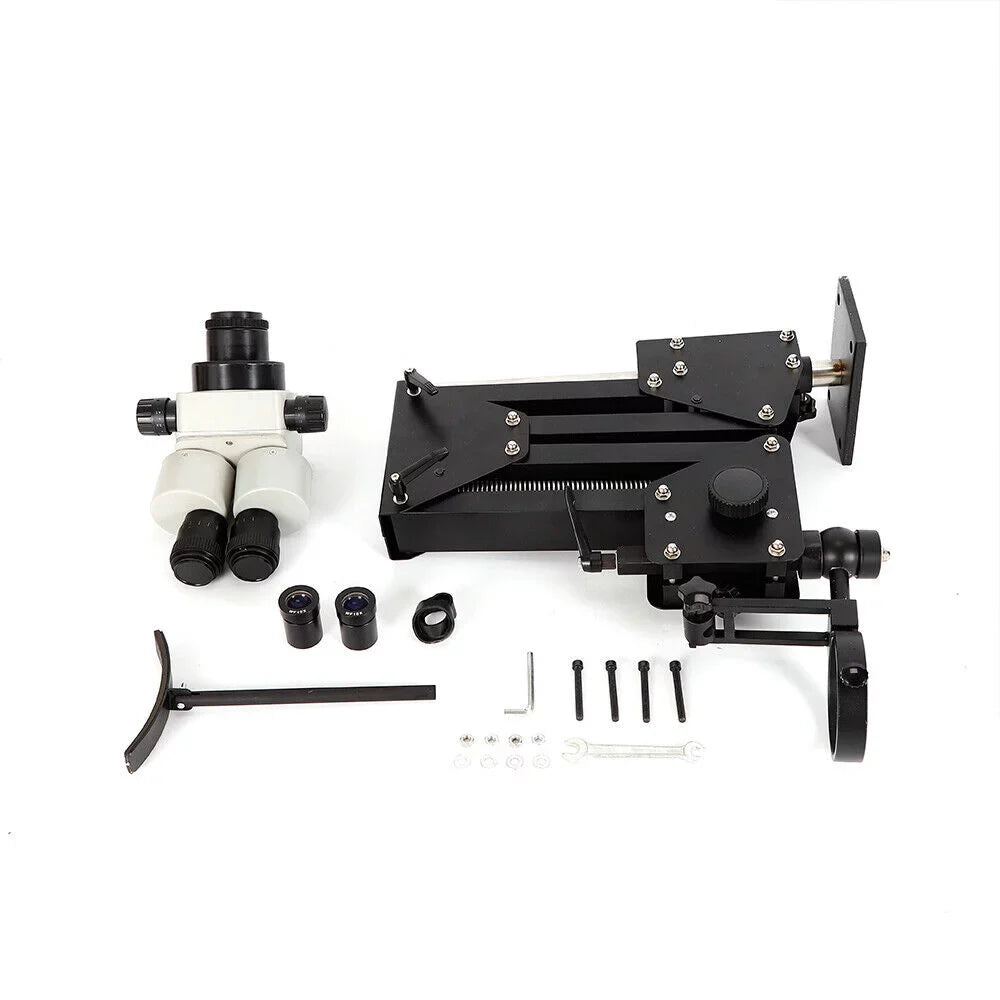 ZhdnBhnos Multi-Directional Microscope Micro Inlaid Mirror Stand with Spring Bracket Gem Diamond Setting Machine Jewelry Making Tool