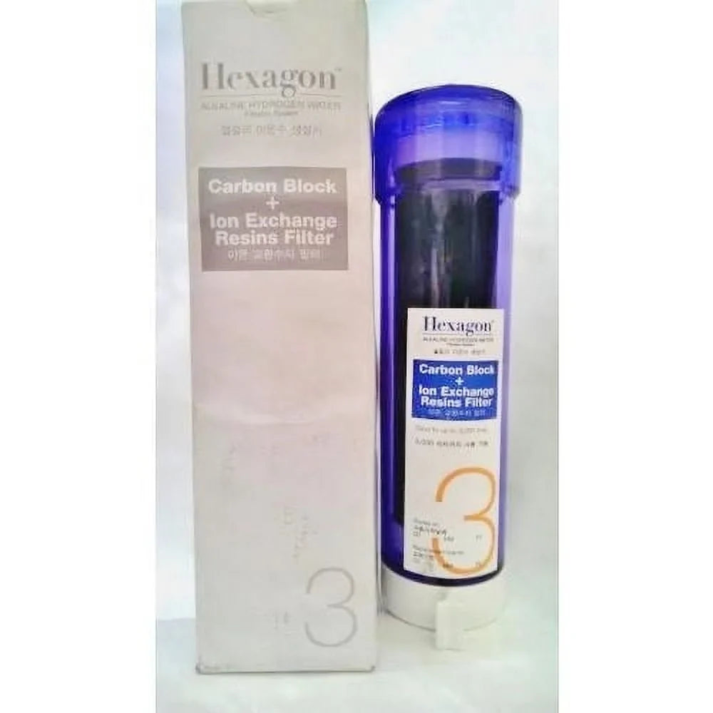Hexagon Carbon Block + Ion Exchange Resins Filter #3 ALKALINE HYDROGEN FILTER