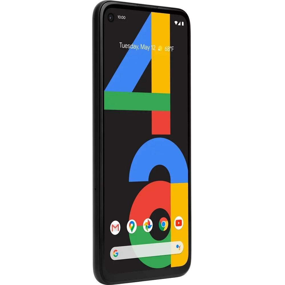 Pre-Owned Google Pixel 4a Smartphone, Fully Unlocked,128 GB Storage + 6 GB RAM, Just Black (Refurbished: Good)