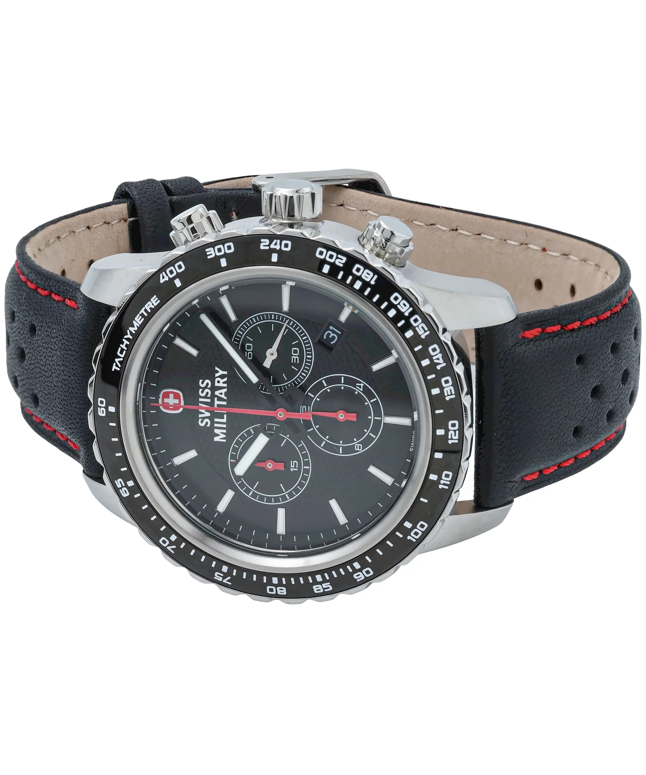 NEW VICTORINOX Swiss Military Men's 01.0853.305 Roadster Chronograph Watch $400