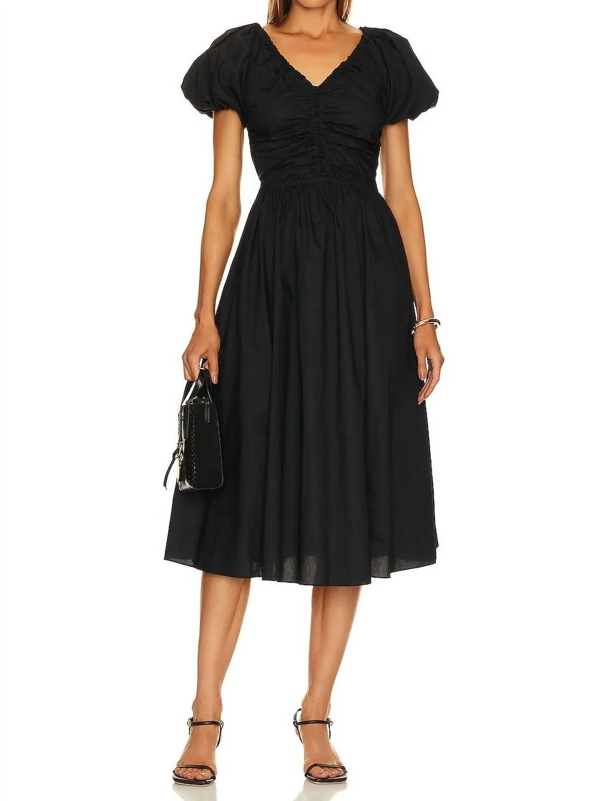 Women's Ulla Johnson Black Tie, Party Size 2 Cocktail Dress Noir