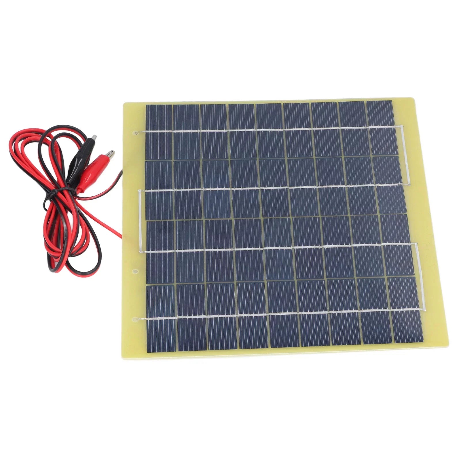 Qulable Solar Panel Polysilicon Material Low Light Efficiency Lightweight Portable Solar Charger for Charging 12V Battery 5W 18V