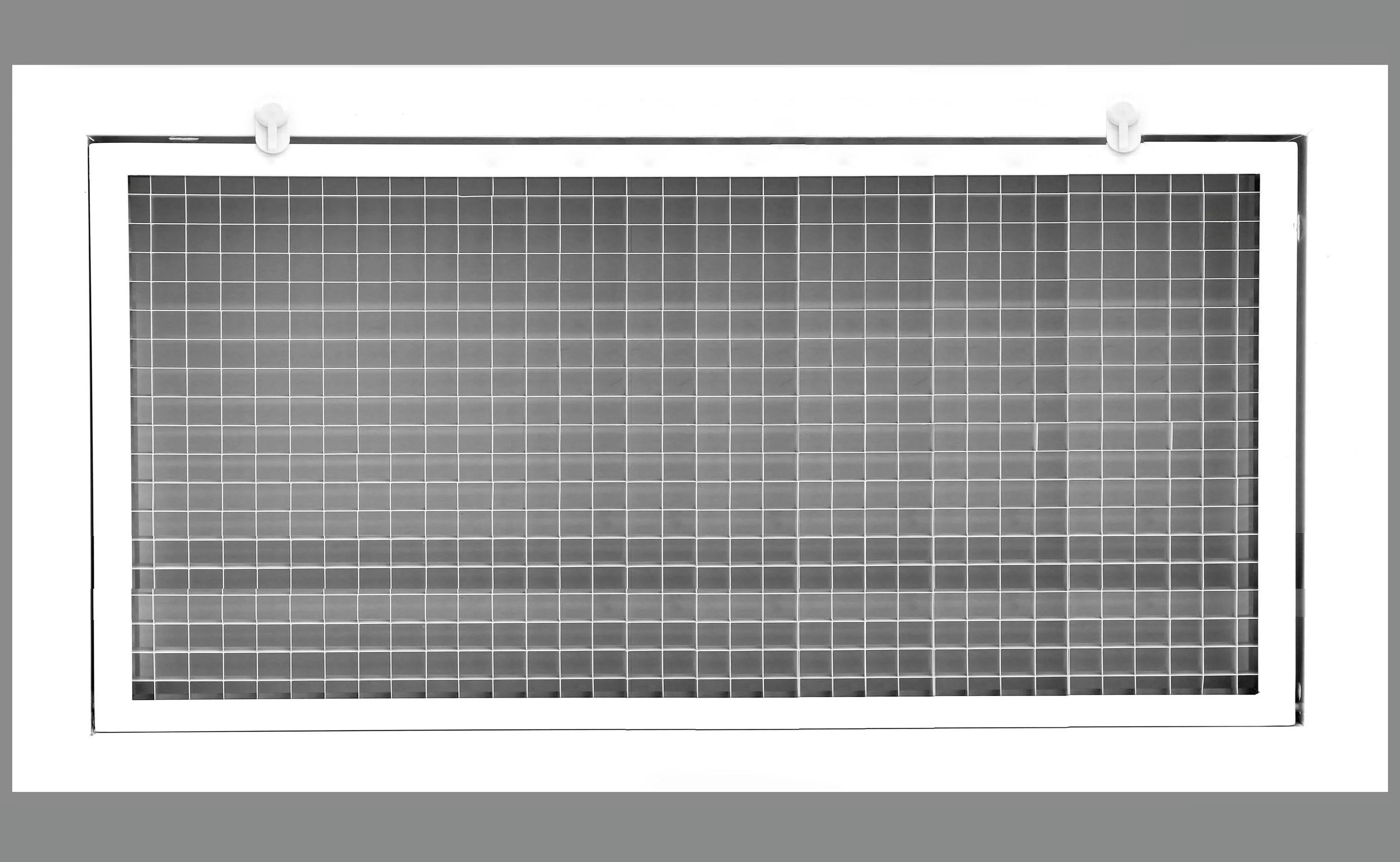 30" x 14" Cube Eggcrate Return Air Filter Grille for 1" Filter