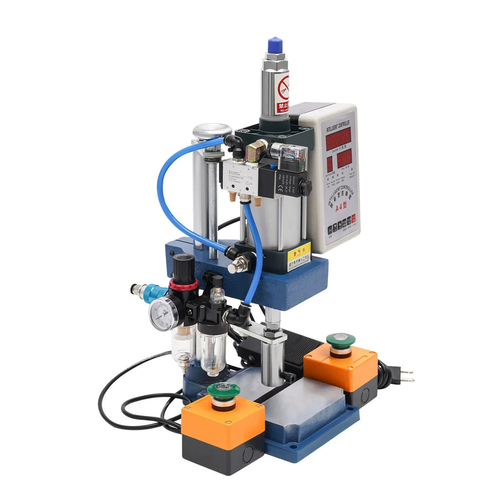 New 440lb Adjustable Pneumatic Punch Machine Press Equipment with Digital Controller, 4V210-8