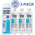 3 Pack Fitting With HAF-QIN/EXP, DA97-17376B, DA97-08006C, HAF-QIN Refrigerator Water Filter