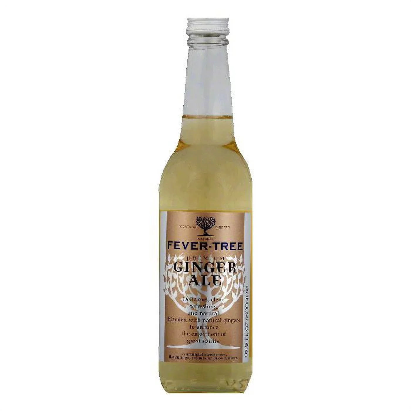 Fever Tree Premium Ginger Ale, 16.9 Fo (Pack of 8)