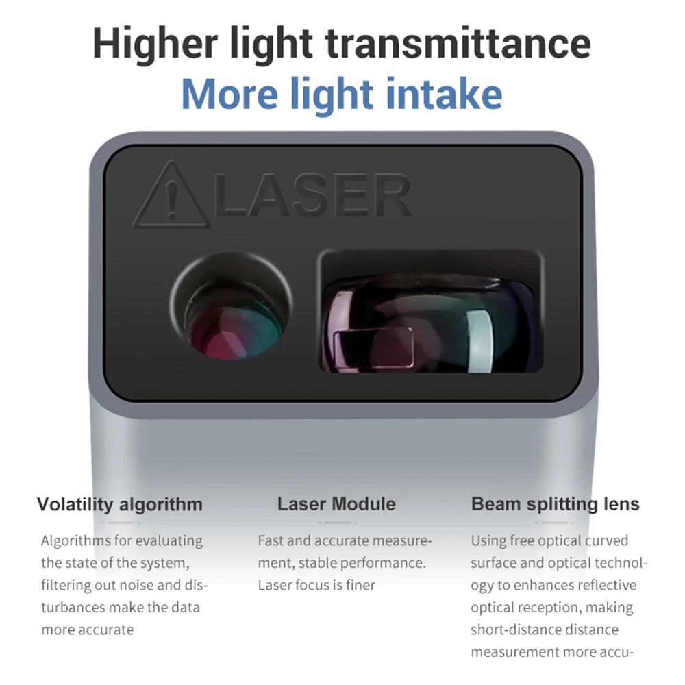 Lepmerk ligent Rangefinder ligent 30M Digital Rangefinder USB Rechargeable Handheld Rangefinder