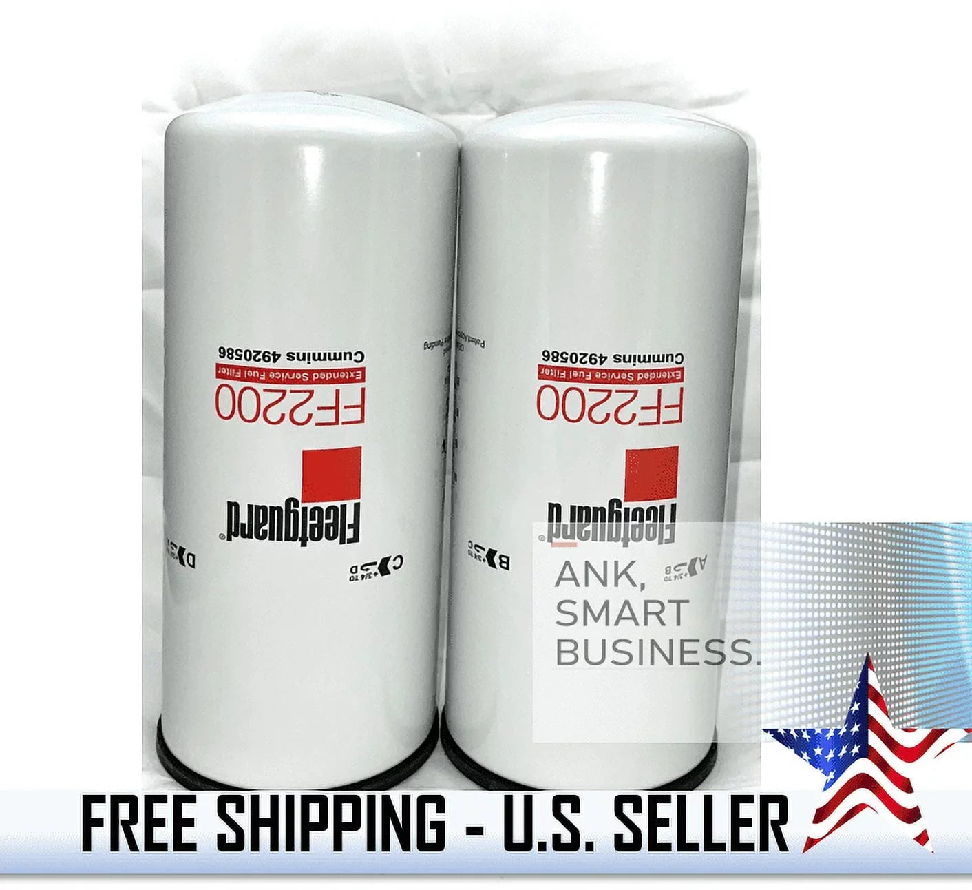 FF2200 Genuine Fleetguard Fuel Filter Cummins ISX (PACK OF 2)
