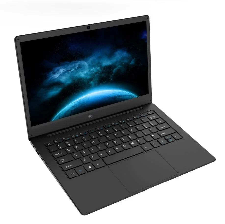 Ematic EWT148AB 13.3" Laptop with Full IPS HD Display, 4GB RAM, 64 GB Storage, AMD & Windows 10 (Black) - Refurbished