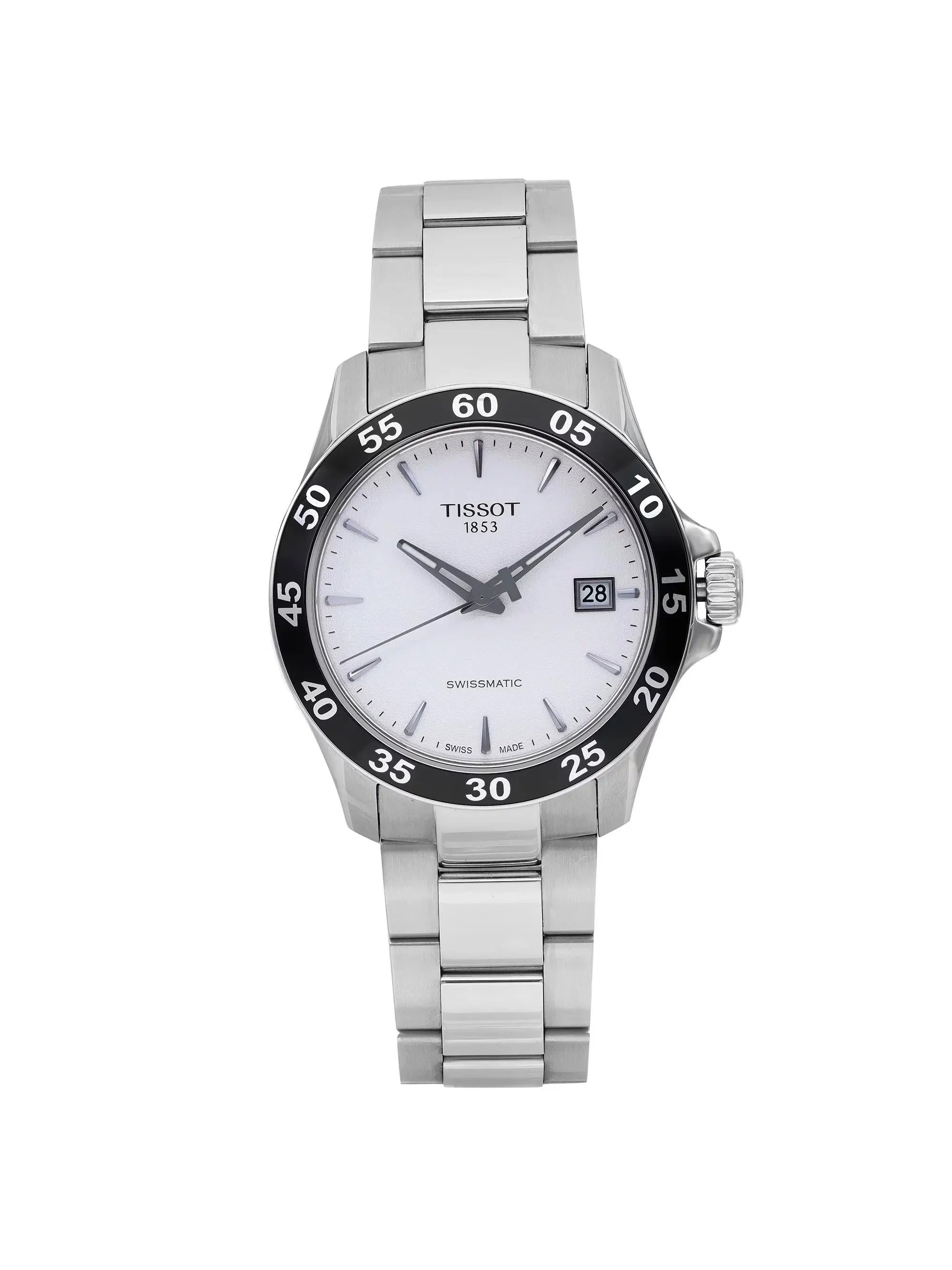 Tissot V8 Swissmatic Steel Silver Dial Men Automatic Watch T106.407.11.031.00