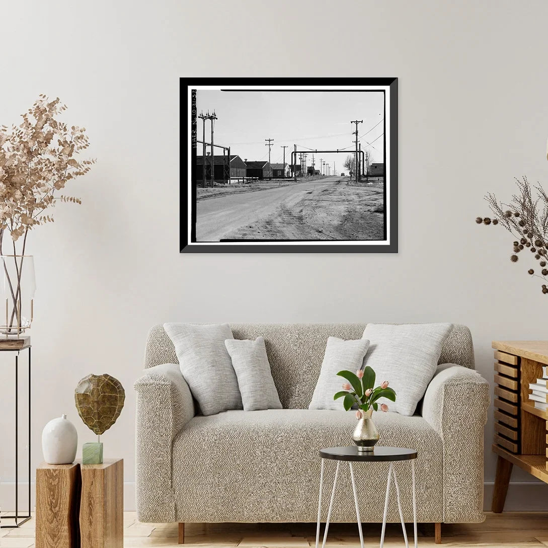 Historic Framed Print, Rocky Mountain Arsenal, Bounded by Ninety-sixth Avenue & Fifty-sixth Avenu, Commerce City, Adams County, CO - 30, 17-7/8" x 21-7/8"