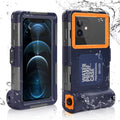 UrbanX Professional [15m/50ft] Swimming Diving Surfing Snorkeling Photo Video Waterproof Protective Case Underwater Housing for P20 lite And all Phones Up to 6.9 Inch LCD with Lanyard