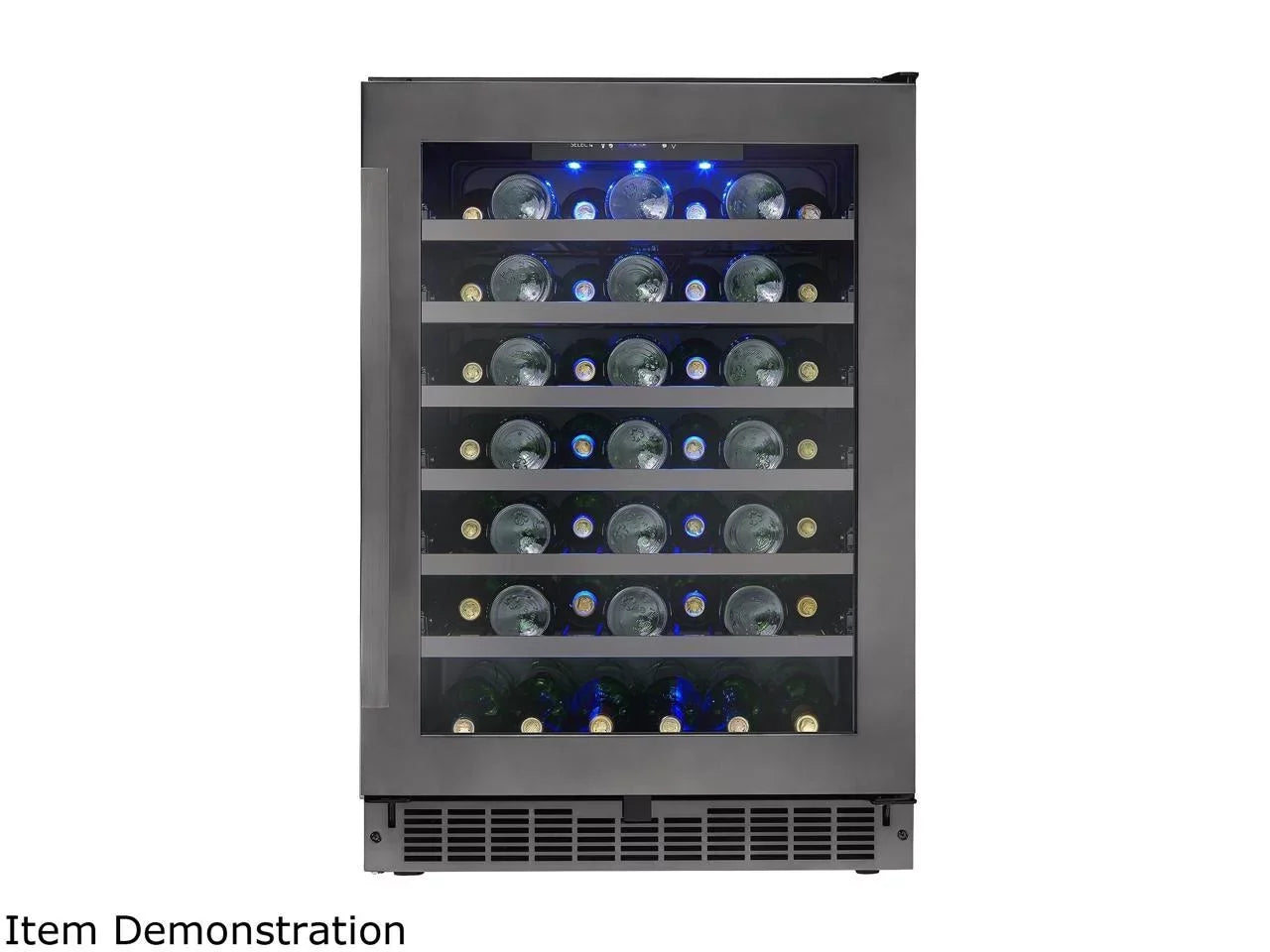 Danby SSWC056D1B-S 5.6 cu. ft. Sydney 24" Single-Zone Wine Cellar Black with Stainless Steel
