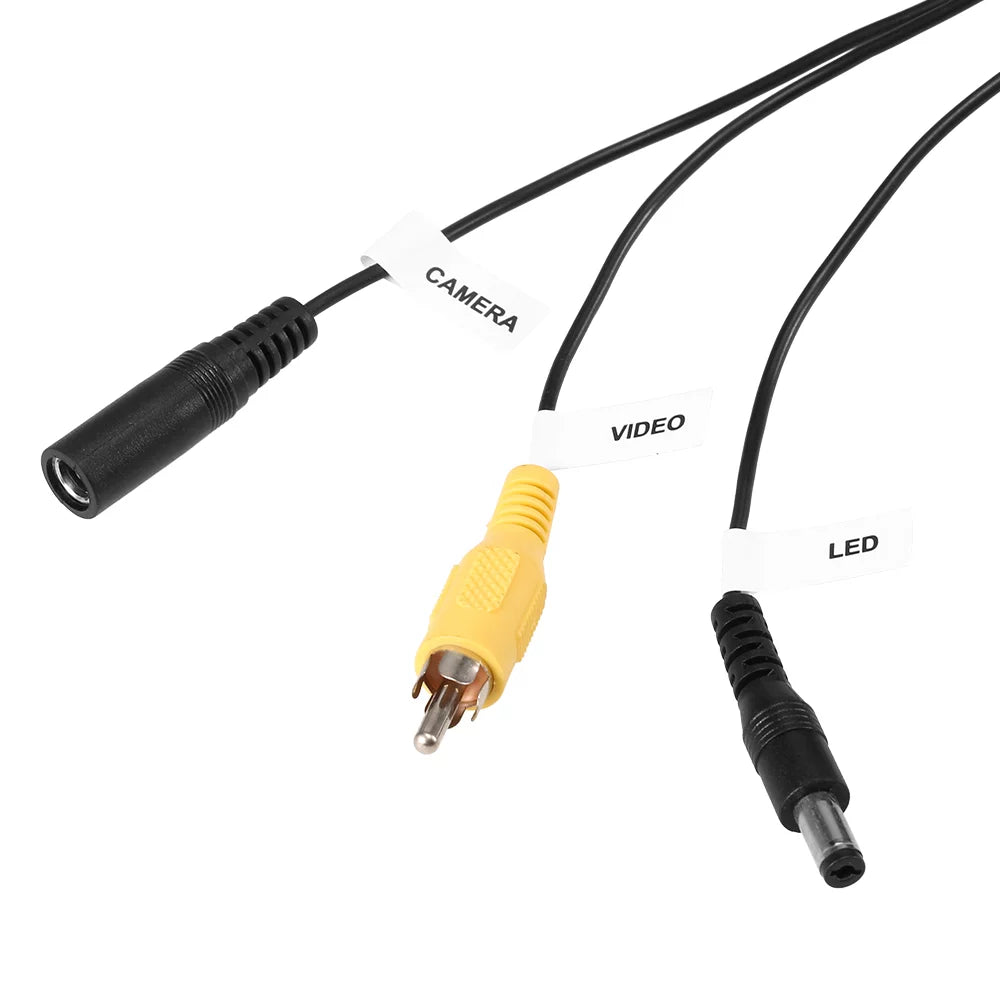 Anself 1200TVL Underwater Fishing 12 LEDs Waterproof Fish Shape Watercraft Ice Fishing Accessories with 15m30m50m Cable