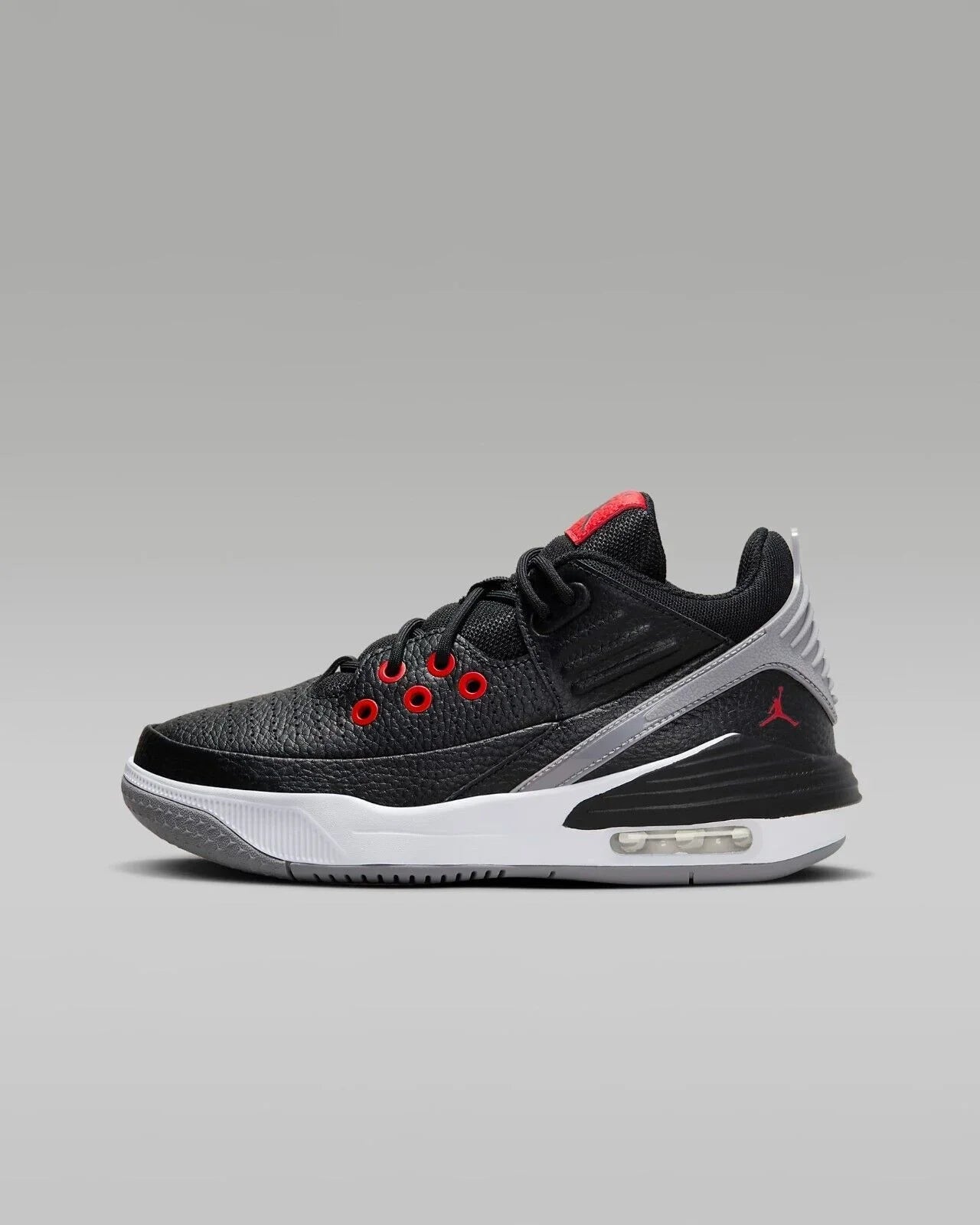 Air Jordan Max Aura 5 DZ4352-061 Older Kids Black/White Basketball Shoes NR4814 (6Y)
