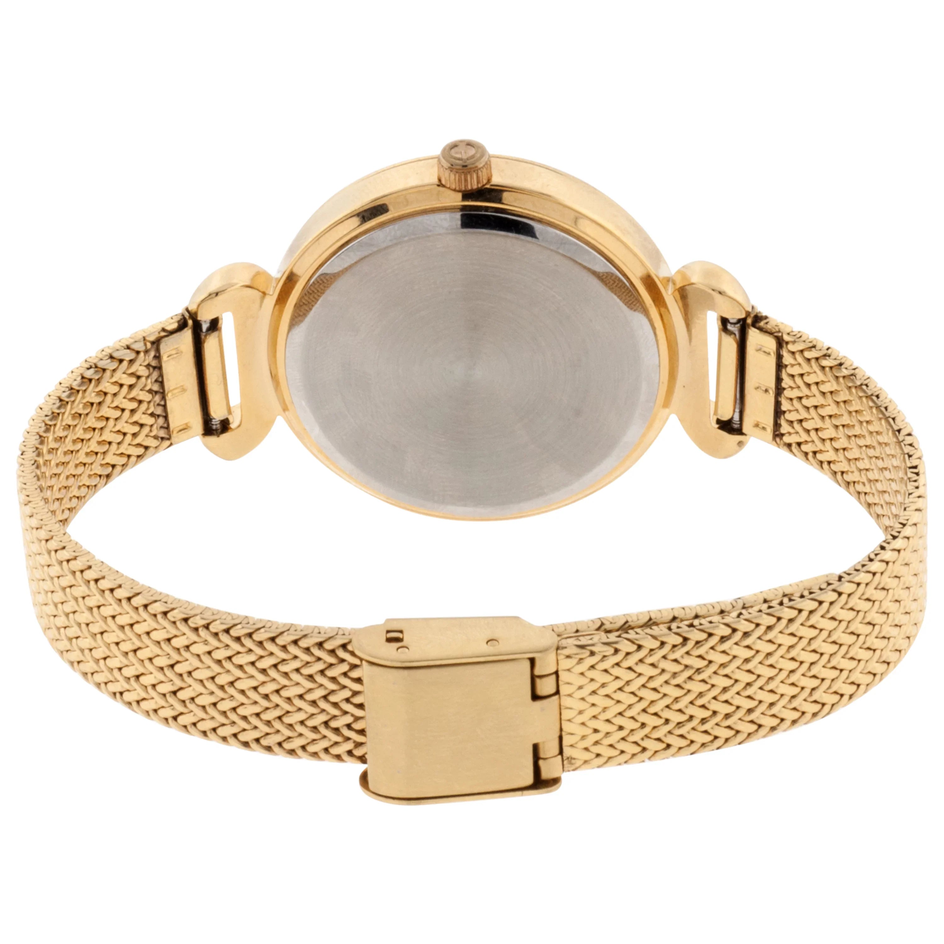 Elgin Adult Woman's Gold-Tone Analog Watch with Sunray Dial - EG1610011